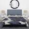 Designart 'Dark Rose Gilded Gold' Shabby Bedding Set - Duvet Cover & Shams